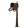 Curbside Mailbox with Newspaper Tube, Locking Insert and Ashland Mailbox Post - Special Lite Products