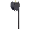 Berkshire Curbside Mailbox with Newspaper Tube and Richland Mailbox Post - Special Lite Products