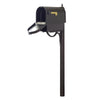 Berkshire Curbside Mailbox with Newspaper Tube and Richland Mailbox Post - Special Lite Products
