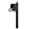 Berkshire Curbside Mailbox with Newspaper Tube and Springfield Mailbox Post - Special Lite Products