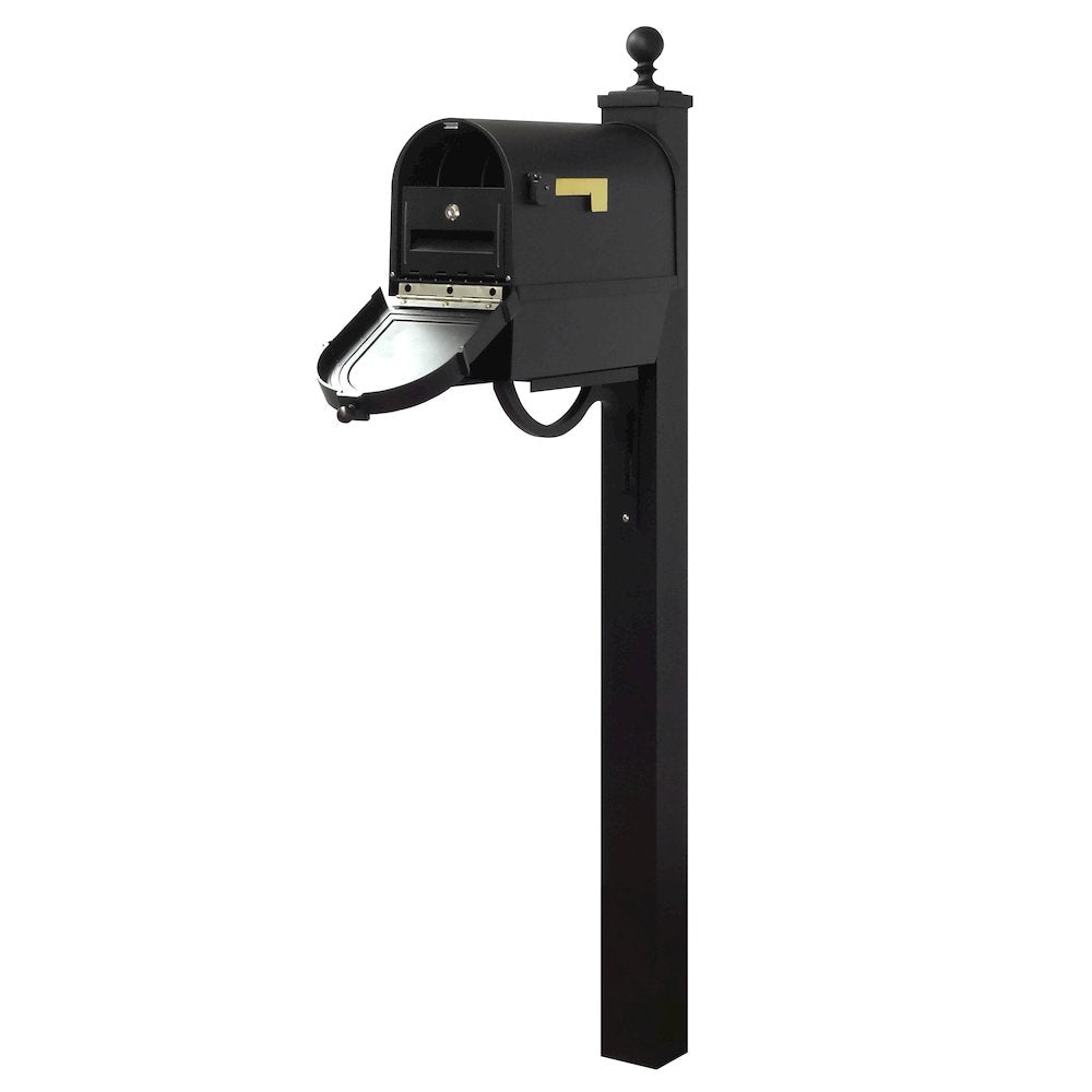 Curbside Mailbox with Newspaper Tube, Locking Insert and Springfield Mailbox - Special Lite Products