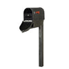 Curbside Mailbox with Newspaper Tube, Locking Insert and Wellington Mailbox Post - Special Lite Products