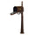 Classic Curbside Mailbox with Locking Insert and Ashland Mailbox Post - Special Lite Products