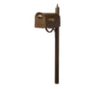 Classic Curbside Mailbox with Locking Insert and Richland Mailbox Post - Special Lite Products
