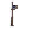 Classic Curbside Mailbox, Locking Insert and Fresno Mailbox Post - Special Lite Products