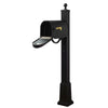 Classic Curbside Mailbox and Springfield Mailbox Post with Base - Special Lite Products