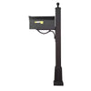 Classic Curbside Mailbox and Springfield Mailbox Post with Base - Special Lite Products