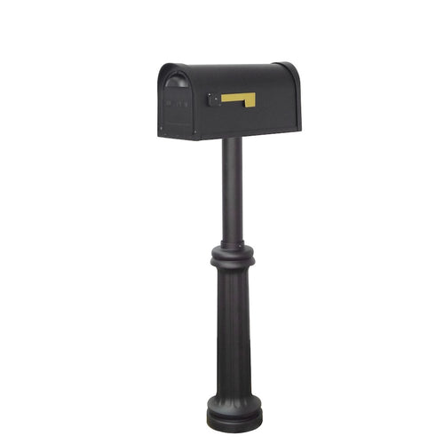 Classic Curbside Two Door Mailbox and Bradford Mailbox Post - Special Lite Products
