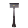 Classic Curbside Two Door Mailbox and Tacoma Mailbox Post - Special Lite Products