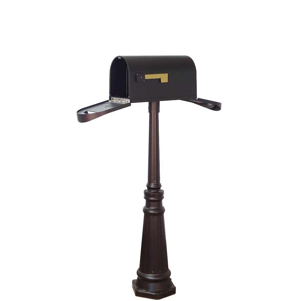 Classic Curbside Two Door Mailbox and Tacoma Mailbox Post - Special Lite Products