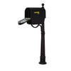 Classic Curbside Mailbox with Newspaper Tube and Ashland Mailbox Post - Special Lite Products