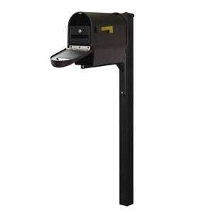 Curbside Mailbox with Newspaper Tube, Locking Insert and Wellington Mailbox - Special Lite Products