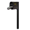 Curbside Mailbox with Newspaper Tube, Locking Insert and Wellington Mailbox - Special Lite Products