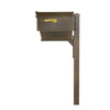 Classic Curbside Mailbox with Newspaper Tube and Wellington Mailbox Post - Special Lite Products