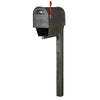 Classic Curbside Mailbox with Newspaper Tube and Wellington Mailbox Post - Special Lite Products