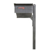Classic Curbside Mailbox with Newspaper Tube and Wellington Mailbox Post - Special Lite Products