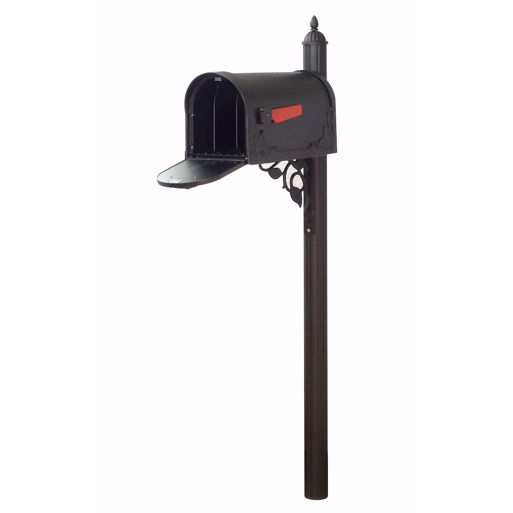 Floral Curbside Mailbox with Albion Mailbox Post - Special Lite Products