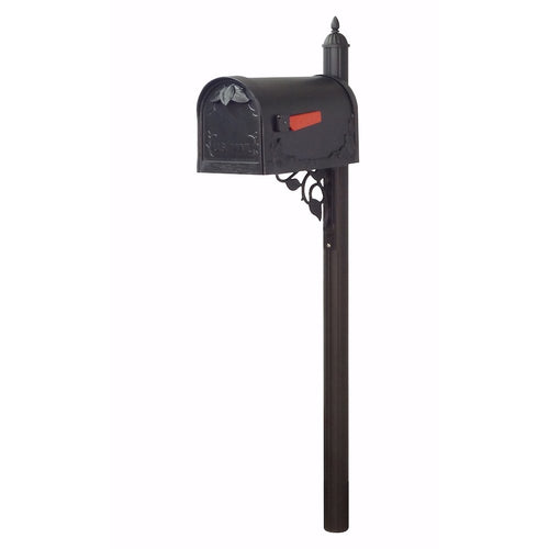 Floral Curbside Mailbox with Albion Mailbox Post - Special Lite Products