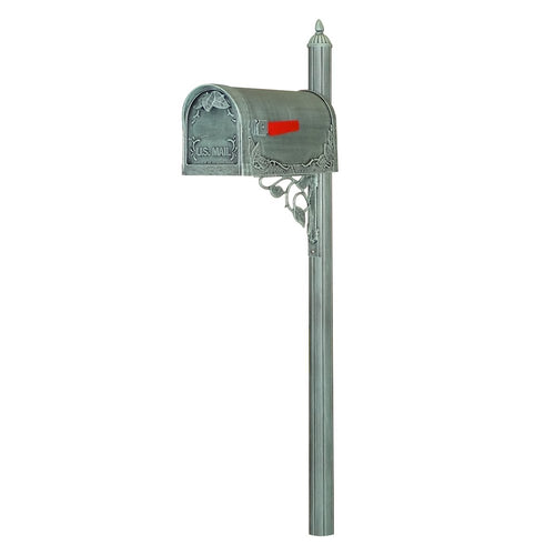 Floral Curbside Mailbox with Albion Mailbox Post - Special Lite Products
