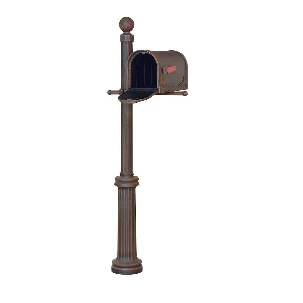 Floral Curbside Mailbox and Fresno Mailbox Post - Special Lite Products