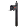 Floral Curbside Mailbox with Locking Insert and Springfield Mailbox Post - Special Lite Products