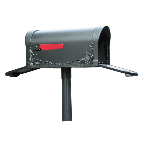 Floral Curbside Mailbox with Two Doors - Special Lite Products