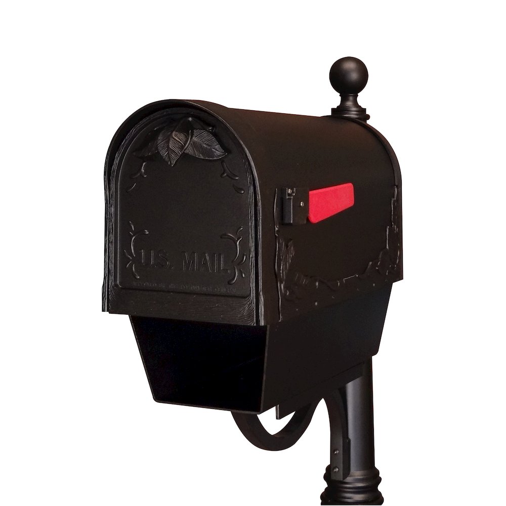 Floral Curbside Mailbox with Paper Tube - Special Lite Products