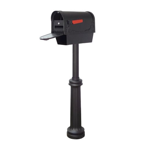 Floral Curbside Mailbox with Newspaper Tube - Special Lite Products