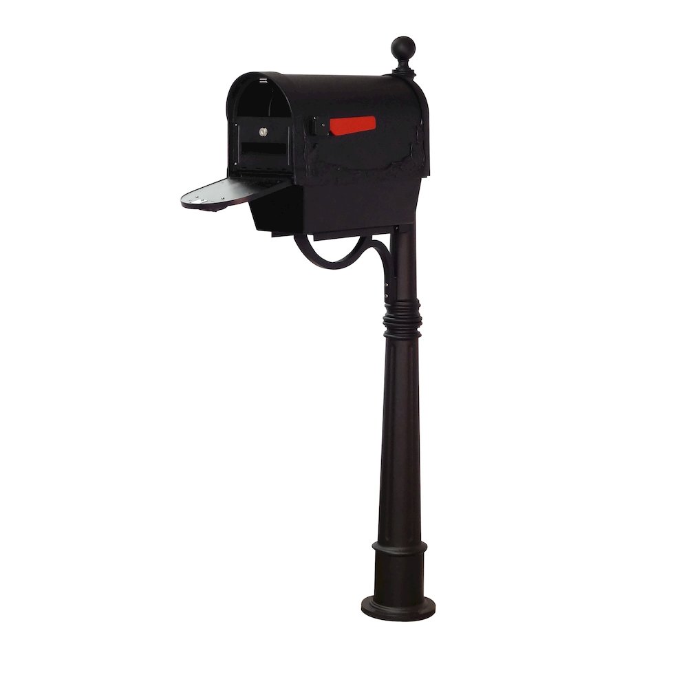 Floral Curbside Mailbox with Newspaper Tube - Special Lite Products