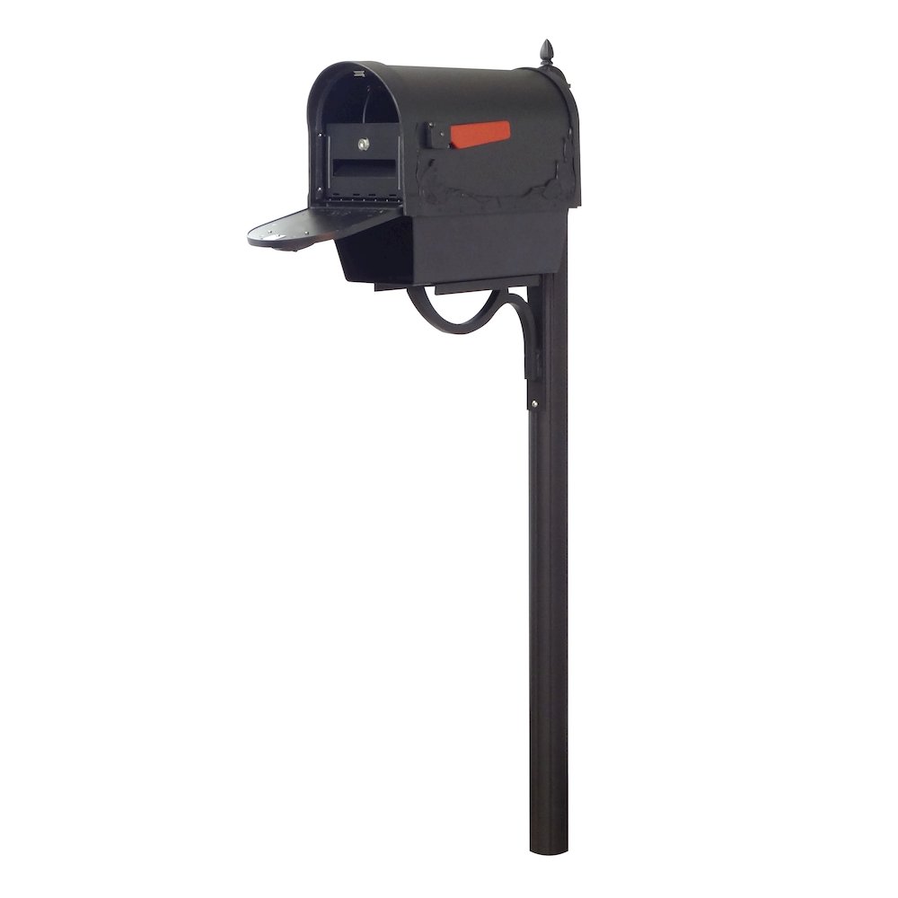 Floral Curbside Mailbox with Newspaper Tube - Special Lite Products