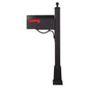 Titan Aluminum Curbside Mailbox and  Springfield Mailbox Post with Base - Special Lite Products