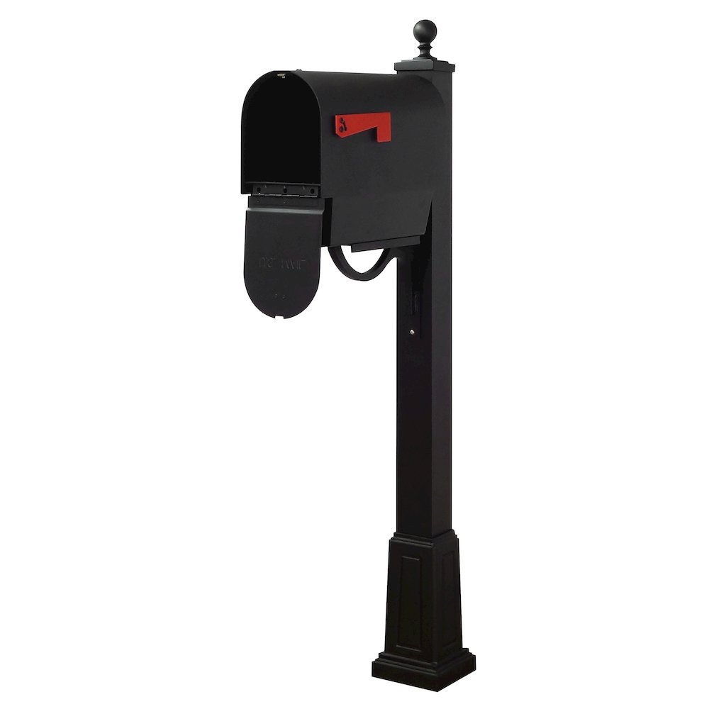 Titan Aluminum Curbside Mailbox with Newspaper Tube and  Springfield Mailbox - Special Lite Products
