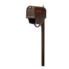 Titan Steel Curbside Mailbox with Paper Tube and Richland Mailbox Post - Special Lite Products