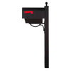 Titan Steel Curbside Mailbox with Newspaper Tube and Springfield Mailbox Post - Special Lite Products