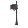 Kingston Curbside Mailbox and Ashland Decorative Aluminum Durable Mailbox Post - Special Lite Products