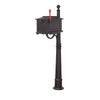 Kingston Curbside Mailbox and Ashland Decorative Aluminum Durable Mailbox Post - Special Lite Products