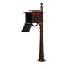 Kingston Curbside Mailbox and Ashland Decorative Aluminum Durable Mailbox Post - Special Lite Products