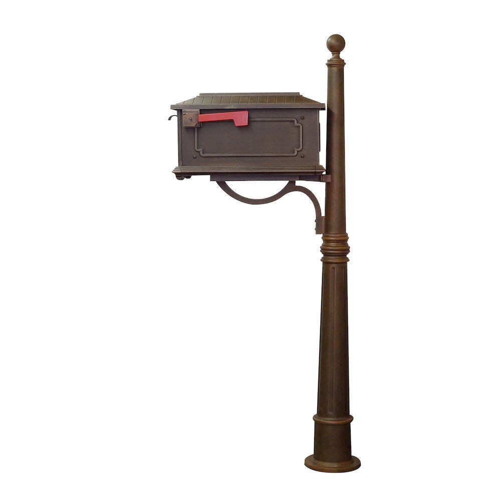 Kingston Curbside Mailbox and Ashland Decorative Aluminum Durable Mailbox Post - Special Lite Products