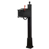 Kingston Curbside Mailbox and Springfield Mailbox Post with Base - Special Lite Products