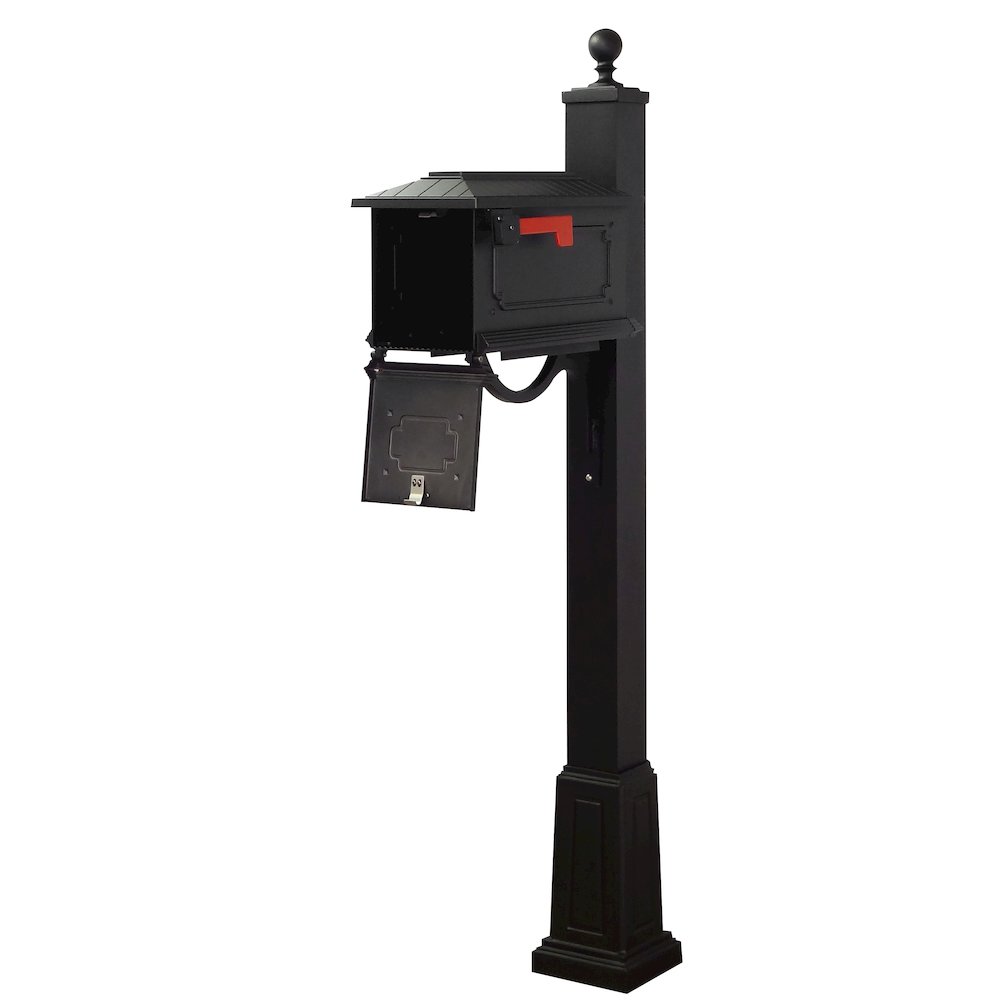 Kingston Curbside Mailbox and Springfield Mailbox Post with Base - Special Lite Products