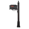Kingston Curbside Mailbox and Springfield Mailbox Post with Base - Special Lite Products