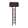 Savannah Curbside Mailbox with Monogram Mailbox Post - Special Lite Products