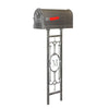 Savannah Curbside Mailbox with Monogram Mailbox Post - Special Lite Products