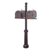 Savannah Curbside Mailboxes and Fresno Double Mount Mailbox Post - Special Lite Products