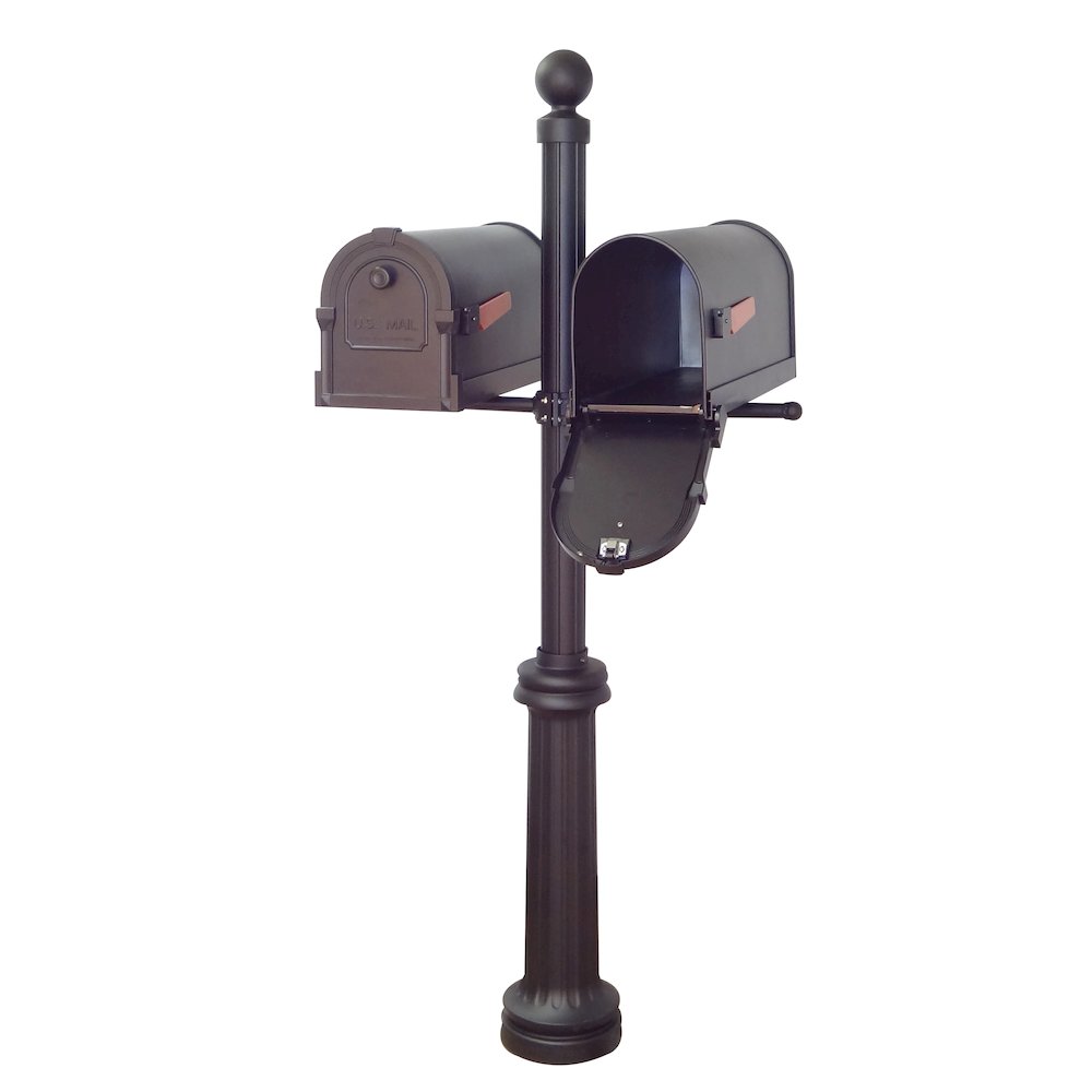 Savannah Curbside Mailboxes and Fresno Double Mount Mailbox Post - Special Lite Products