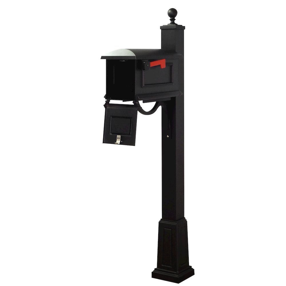 Traditional Curbside Mailbox and Springfield Mailbox Post with Base - Special Lite Products