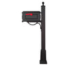 Traditional Curbside Mailbox and Springfield Mailbox Post with Base - Special Lite Products
