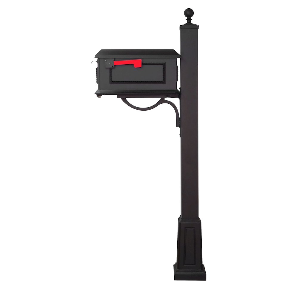 Traditional Curbside Mailbox and Springfield Mailbox Post with Base - Special Lite Products