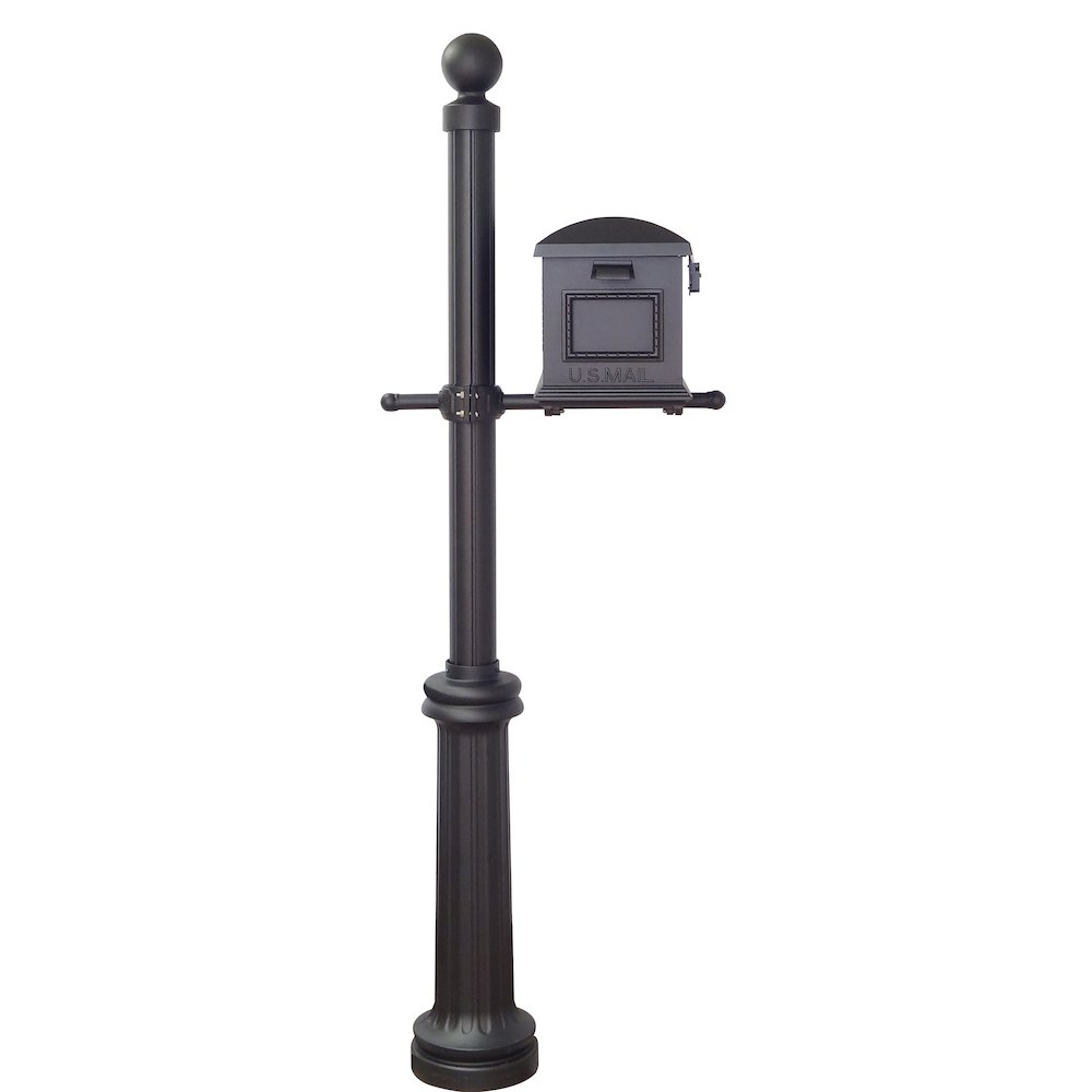 Traditional Curbside Mailbox and Fresno Mailbox Post - Special Lite Products
