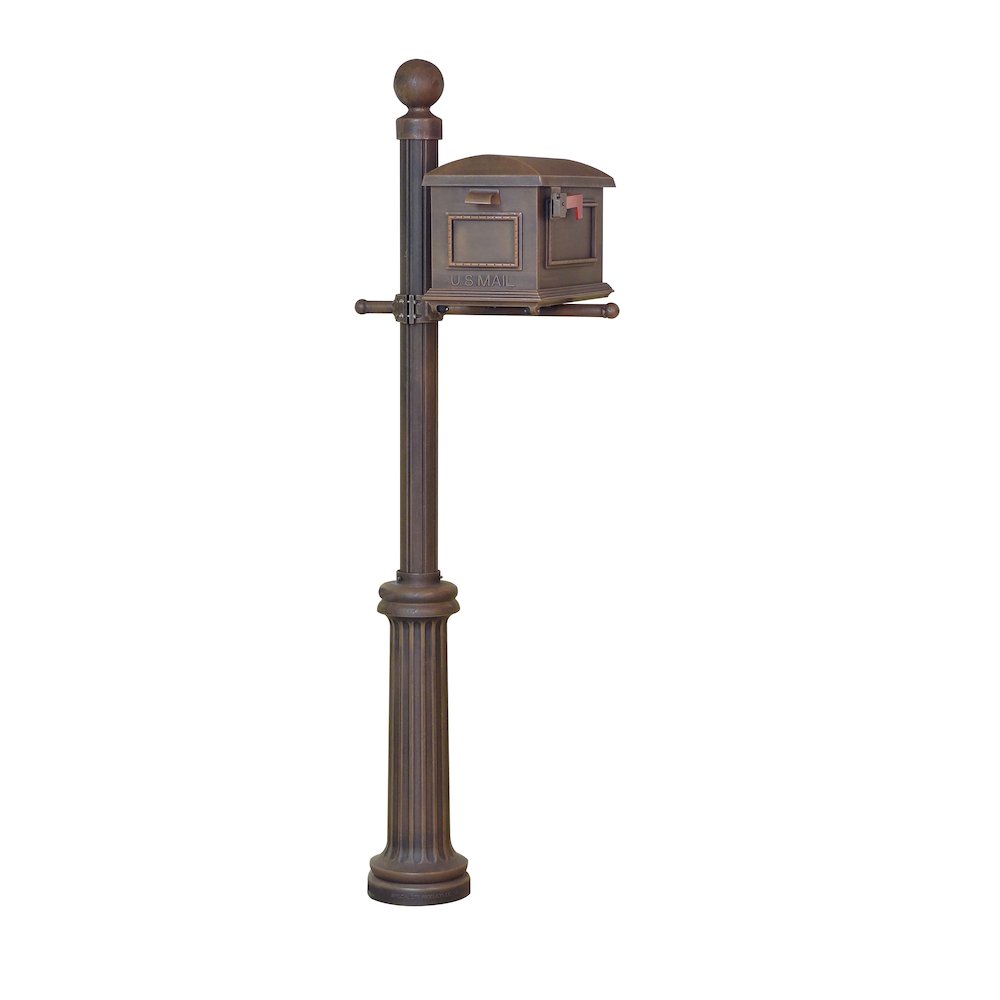 Traditional Curbside Mailbox and Fresno Mailbox Post - Special Lite Products